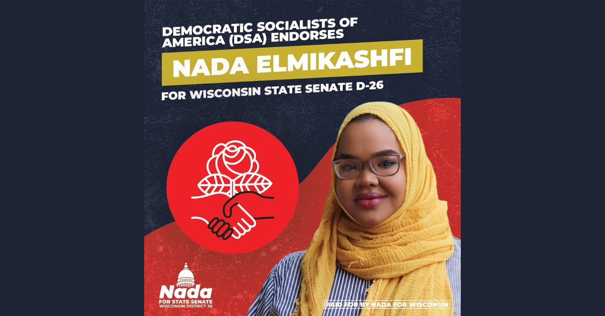 DSA National Endorses Nada Elmikashfi for State Senate District 26!